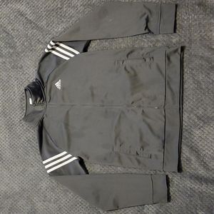 Boys Gray Adidas jacket.  XL 18/20 Great condition!!